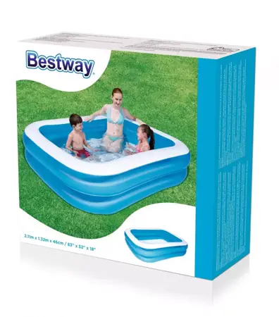 Bestway familiebad rechthoek blue 262 - afbeelding 3