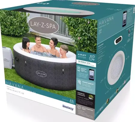 Bestway Lay-Z-Spa Havana verpakking