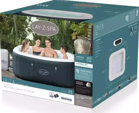 Bestway Lay-Z-Spa Ibiza verpakking