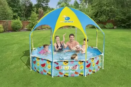 Bestway my first frame pool splash-in-shade play rond 244 - afbeelding 2