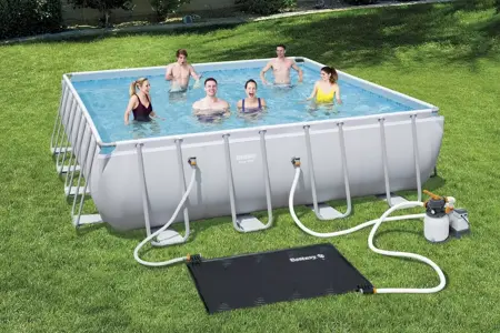 Solarverwarming pool pad