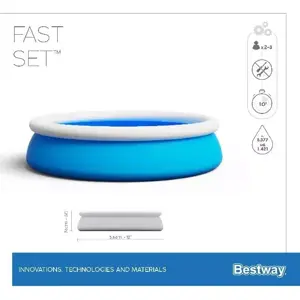 Bestway zwembad fast set set rond 366 - afbeelding 5