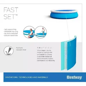 Bestway zwembad fast set set rond 366 - afbeelding 6