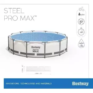 Bestway zwembad steel pro max set rond 457x107 - afbeelding 7