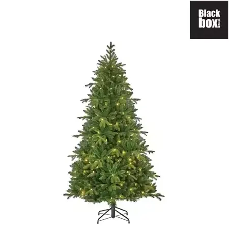 Black Box Kerstboom Brampton met led 185cm groen - afbeelding 1