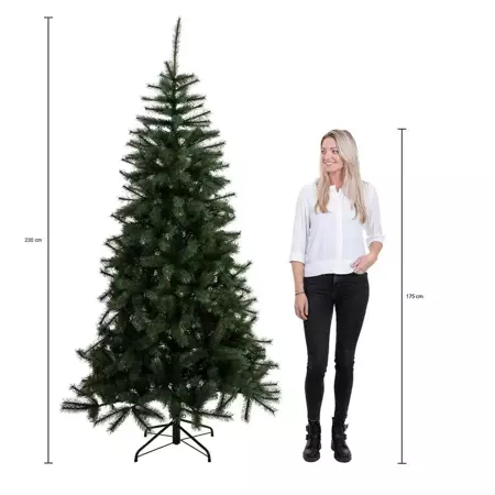 Black Box Kerstboom Brampton met led 230cm groen - afbeelding 3