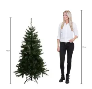 Black Box Kerstboom Toronto met led 155cm groen - afbeelding 4