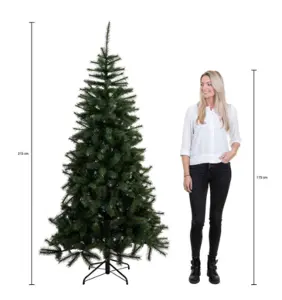 Black Box Kerstboom Toronto met led 215cm groen - afbeelding 4