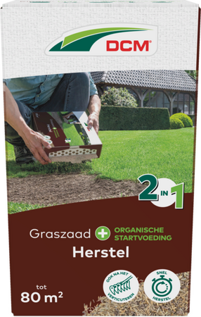 DCM Graszaad herstel plus 80m2 1.2kg - afbeelding 2