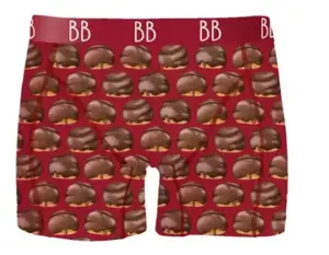 De Bossche Bol Boxershort maat M donker rood