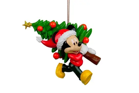 Disney kersthanger Mickey met kerstboom 9cm