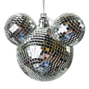 Disney Kersthanger Mickey Oren Disco Zilver