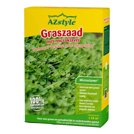 Ecostyle Graszaad met microklaver 1kg - afbeelding 1