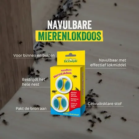 Ecostyle Navulbare mierenlokdoos - afbeelding 2