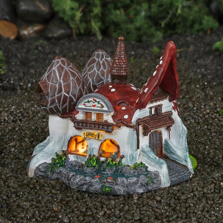 Efteling Huis van de kabouters 10.5x9.5x8.5cm sfeer