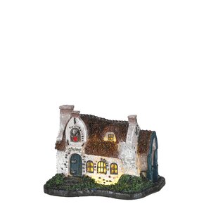 Efteling Huis van de zeven geitjes 10x8x7cm