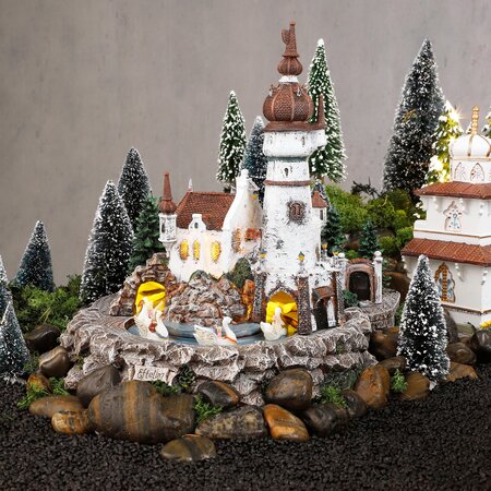 Efteling Zes zwanen 24x31x27,5cm sfeer