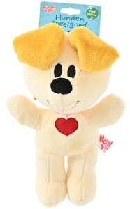 Hondenspeelgoed pip pluche+touwskelet 23cm