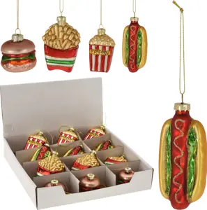 Kerstbal eten assortiment - 1 stuk