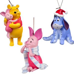 Kerstbal Pakket Disney Pooh en vrienden - 3 stuks