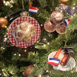 Kerstbal Pakket Hollandse Kost - 3 stuks - afbeelding 2