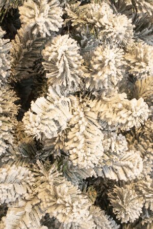 Kerstboom charlton 155cm groen/wit - afbeelding 3