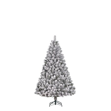 Kerstboom charlton 155cm groen/wit - afbeelding 1