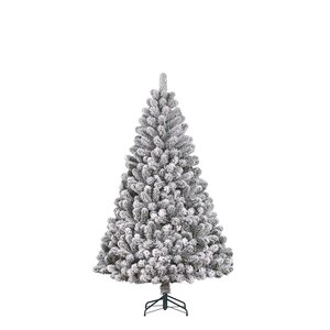 Kerstboom charlton 185cm groen/wit - afbeelding 1