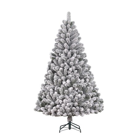 Kerstboom charlton 230cm groen/wit - afbeelding 1