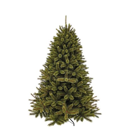 Kerstboom forest frosted 215cm groen - afbeelding 1