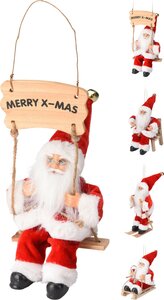 Kersthanger kerstman 18cm assortiment - 1 stuk