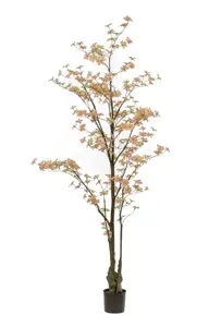 Kunstboom in Pot Tropaeolum Perzik Groen 210cm