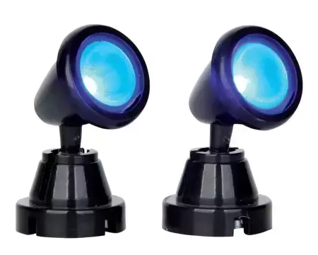 Lemax Round spot light blue 4.5v adapt s2