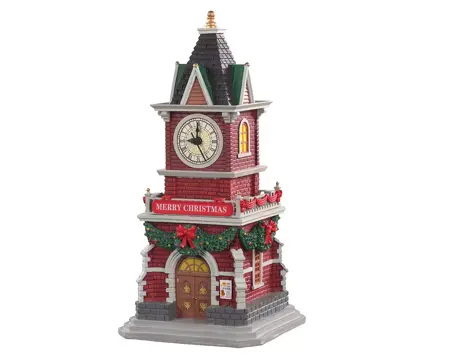 Lemax Tannenbaum clock tower