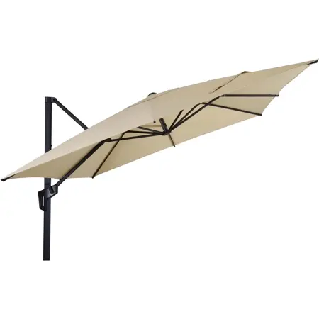 Lesli Living Zweefparasol Libra Ecru 250x250cm kantelbaar