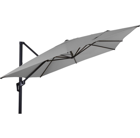 Lesli Living Zweefparasol Libra Grijs 250x250cm kantelbaar