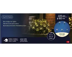 Lumineo Netverlichting 80cm-120LED warm wit