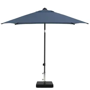 Madison Parasol denia push-up 200x200cm saffier blauw