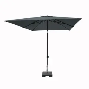 Madison Parasol Denia push-up Grijs 200x200cm