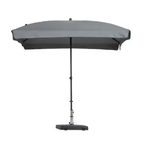 Madison Parasol Patmos Lichtgrijs 210x140cm