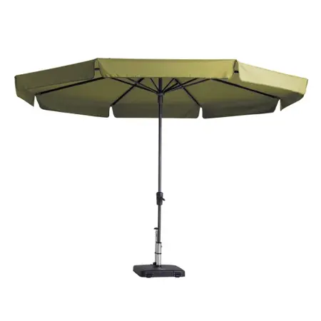 Madison Parasol Syros met Volant Sage Groen 350cm