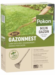 Pokon Bio gazonmest voor 15m2 - afbeelding 1