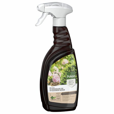 Pokon Bio Kuur Voor Weerbare en Gezonde Rozen Spray 750ml - afbeelding 1