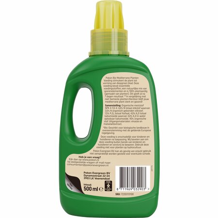 Pokon Bio Mediterrane Planten Voeding 500ml - afbeelding 3