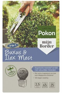 Pokon Buxus & ilex mest 2.5kg - afbeelding 2