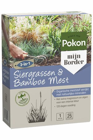 Pokon Siergras & bamboemest 1kg - afbeelding 1