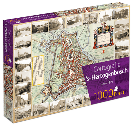 Puzzel Cartografie 's-Hertogenbosch 1000 stukjes