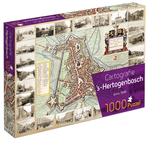 Puzzel Cartografie 's-Hertogenbosch 1000 stukjes