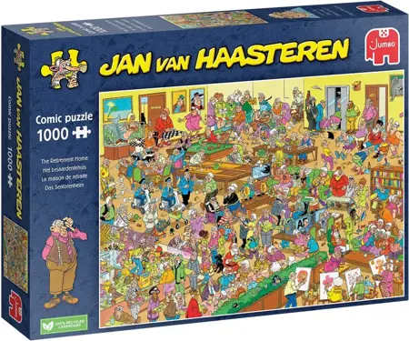 Puzzel Jan van Haasteren bejaardentehuis 1000 stukjes - afbeelding 1