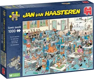 Puzzel Jan van Haasteren kattenshow 1000 stukjes - afbeelding 1